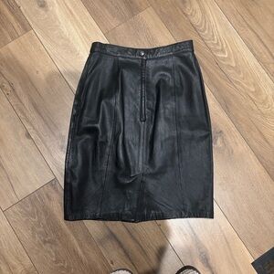 Leather Skirt